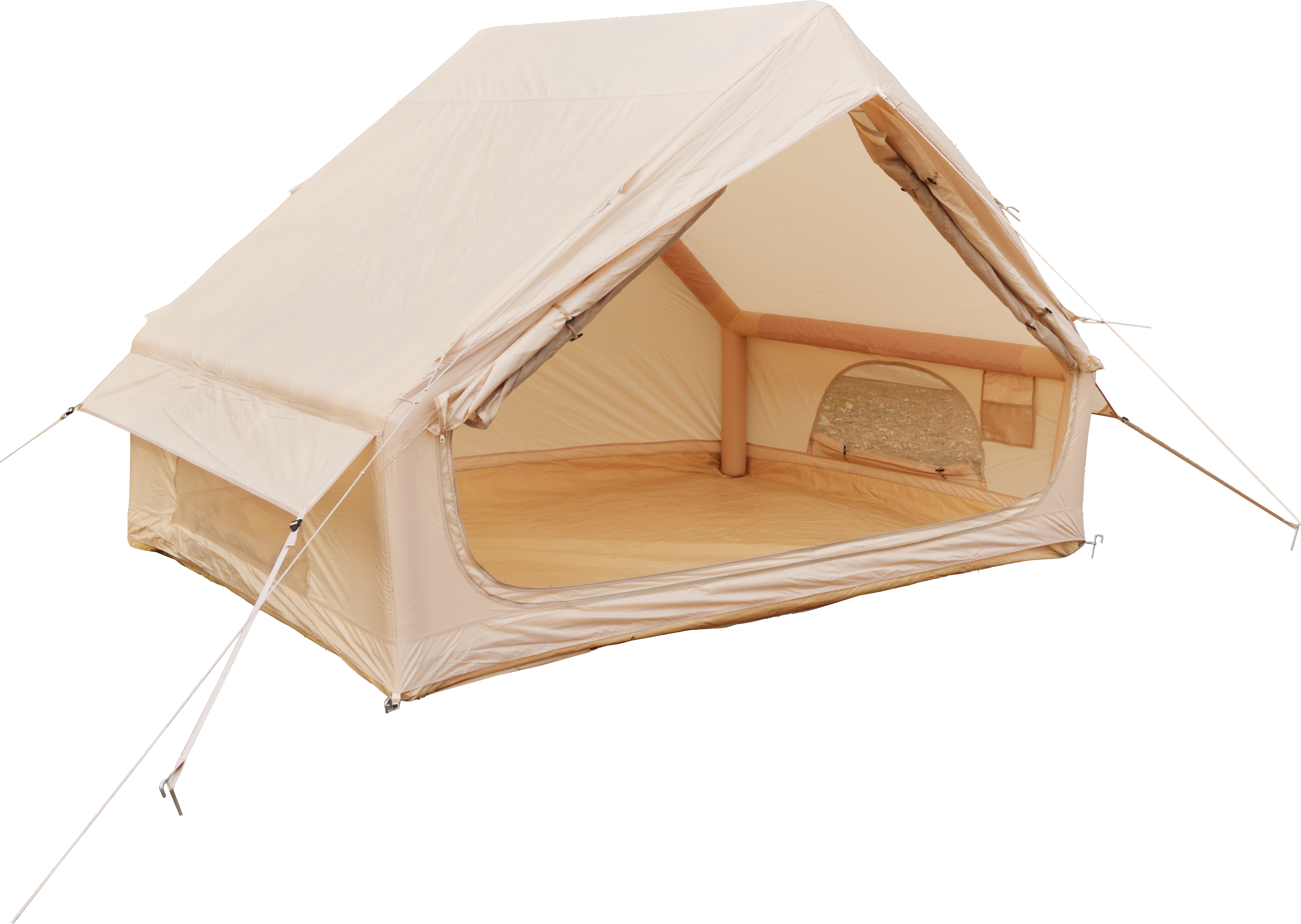 6.3㎡ Single‑Door Windowless Inflatable Camping Tent